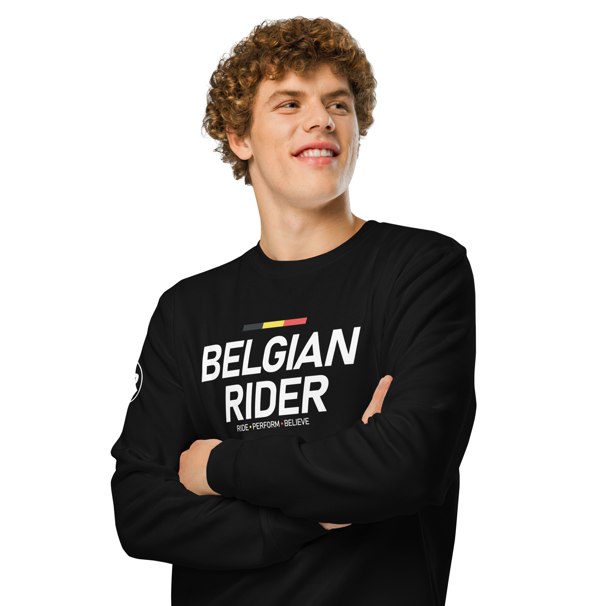 Sweat épaisseur moyenne écologique unisexe BELGIAN RIDER – Image 9