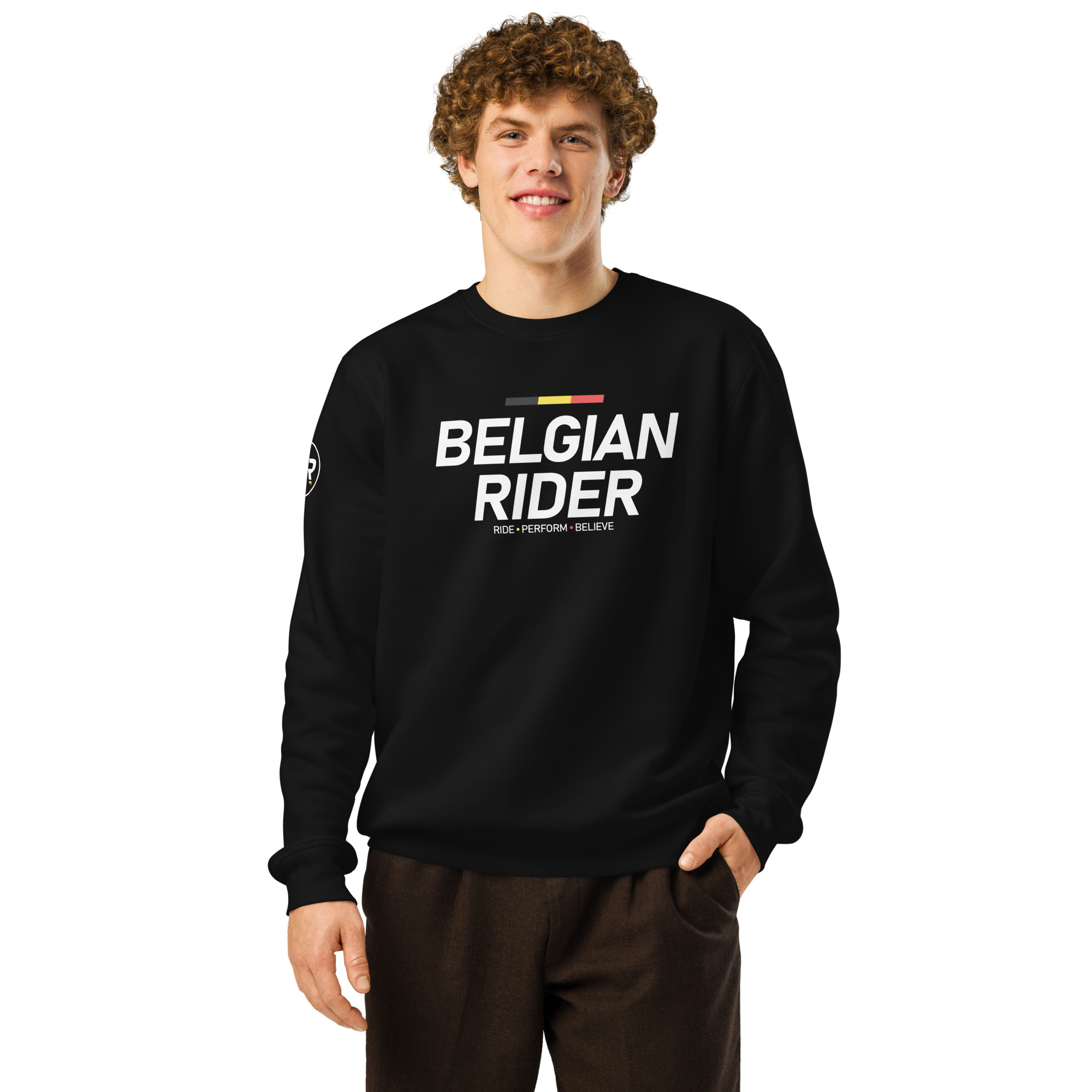 Sweat épaisseur moyenne écologique unisexe BELGIAN RIDER – Image 15