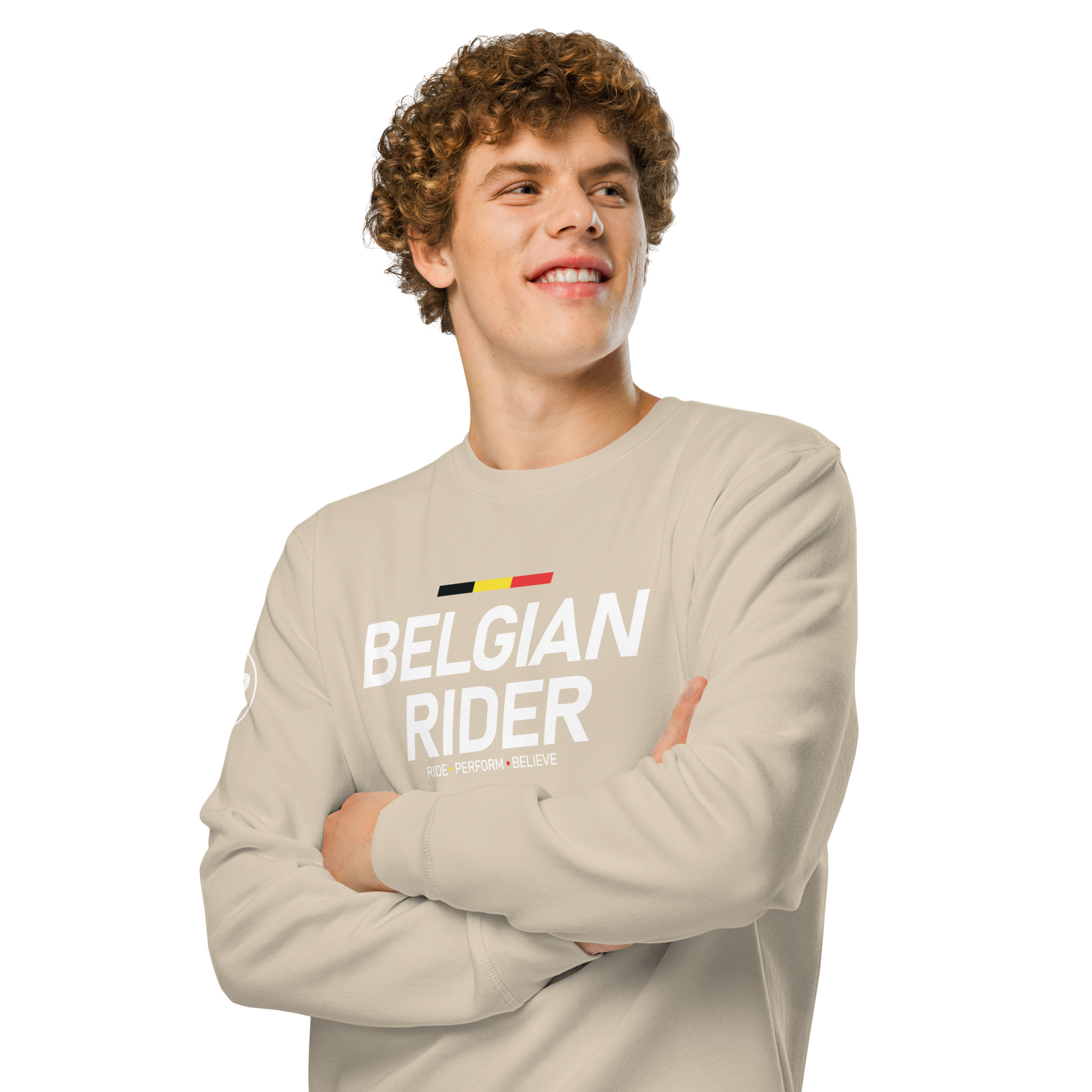 Sweat épaisseur moyenne écologique unisexe BELGIAN RIDER – Image 11