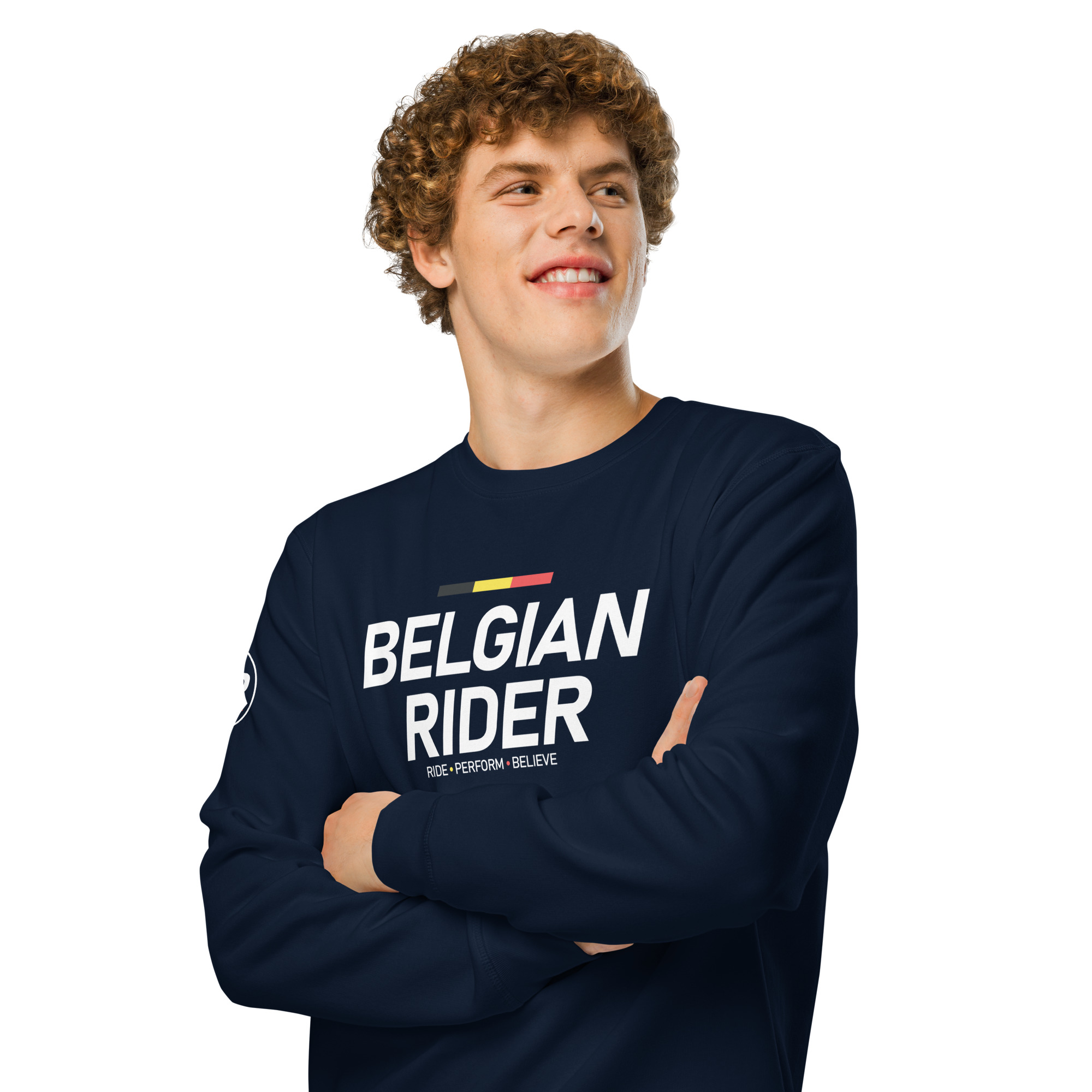 Sweat épaisseur moyenne écologique unisexe BELGIAN RIDER – Image 10