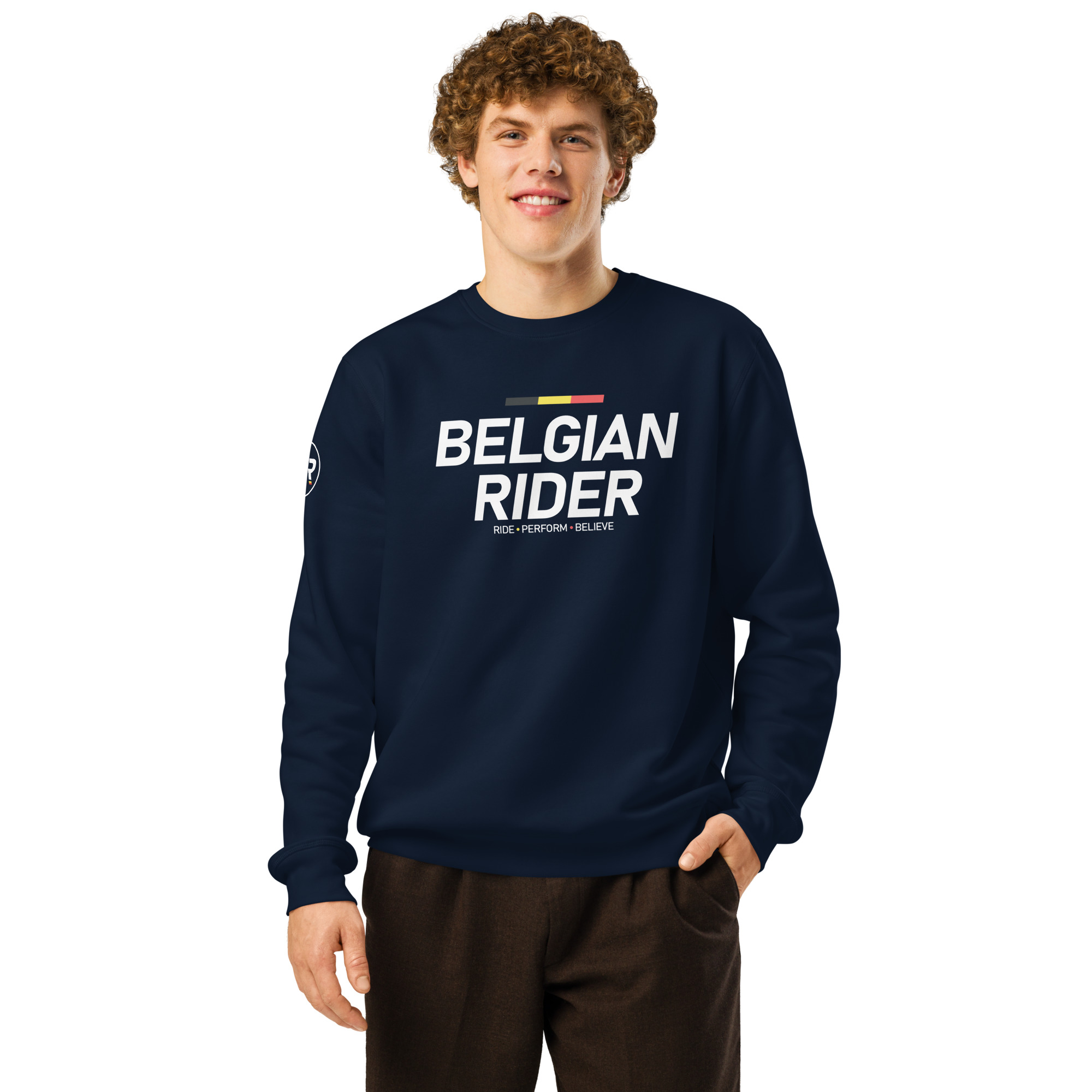 Sweat épaisseur moyenne écologique unisexe BELGIAN RIDER – Image 14