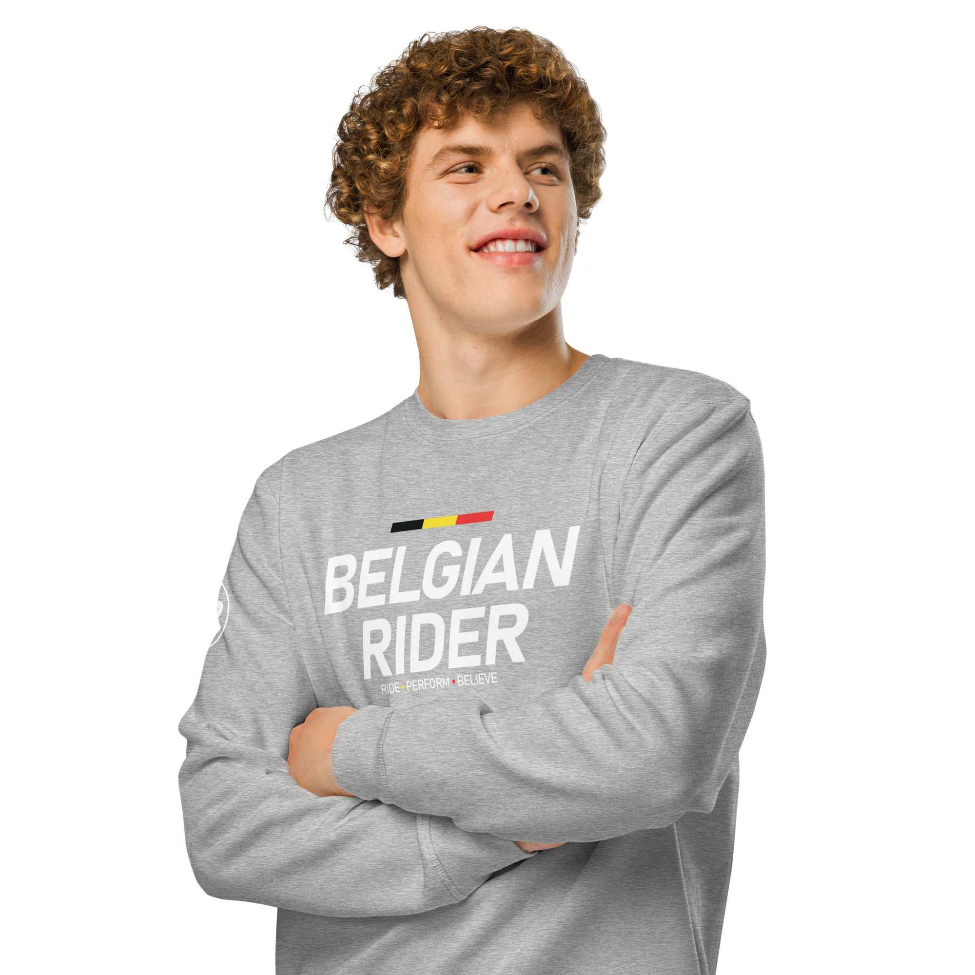 Sweat épaisseur moyenne écologique unisexe BELGIAN RIDER – Image 12