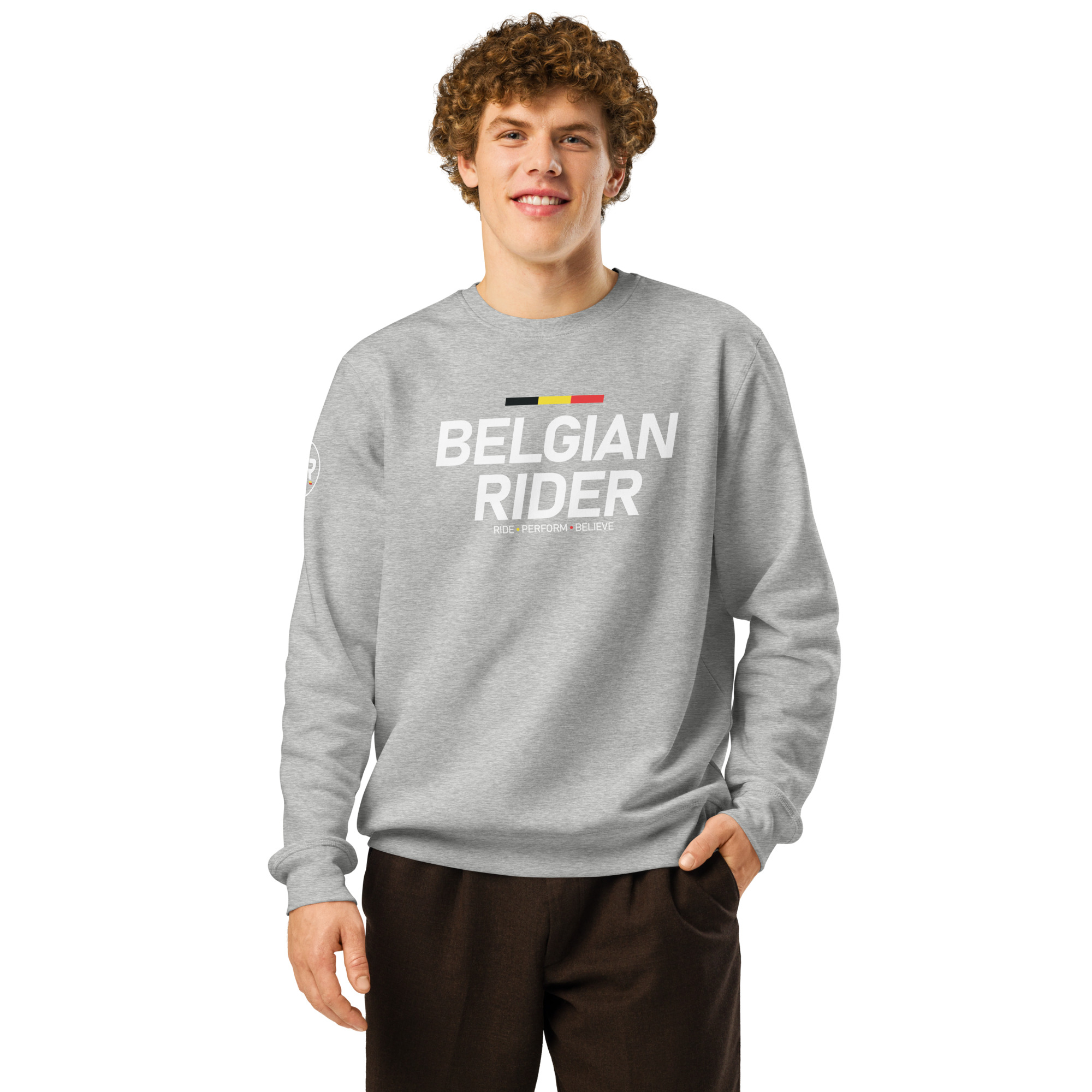 Sweat épaisseur moyenne écologique unisexe BELGIAN RIDER – Image 13
